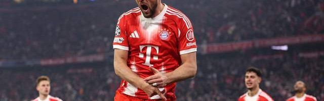 狗子28h5-2-0！凯恩梅开二度+失点，拜仁反超皇马，提前晋级欧冠16强